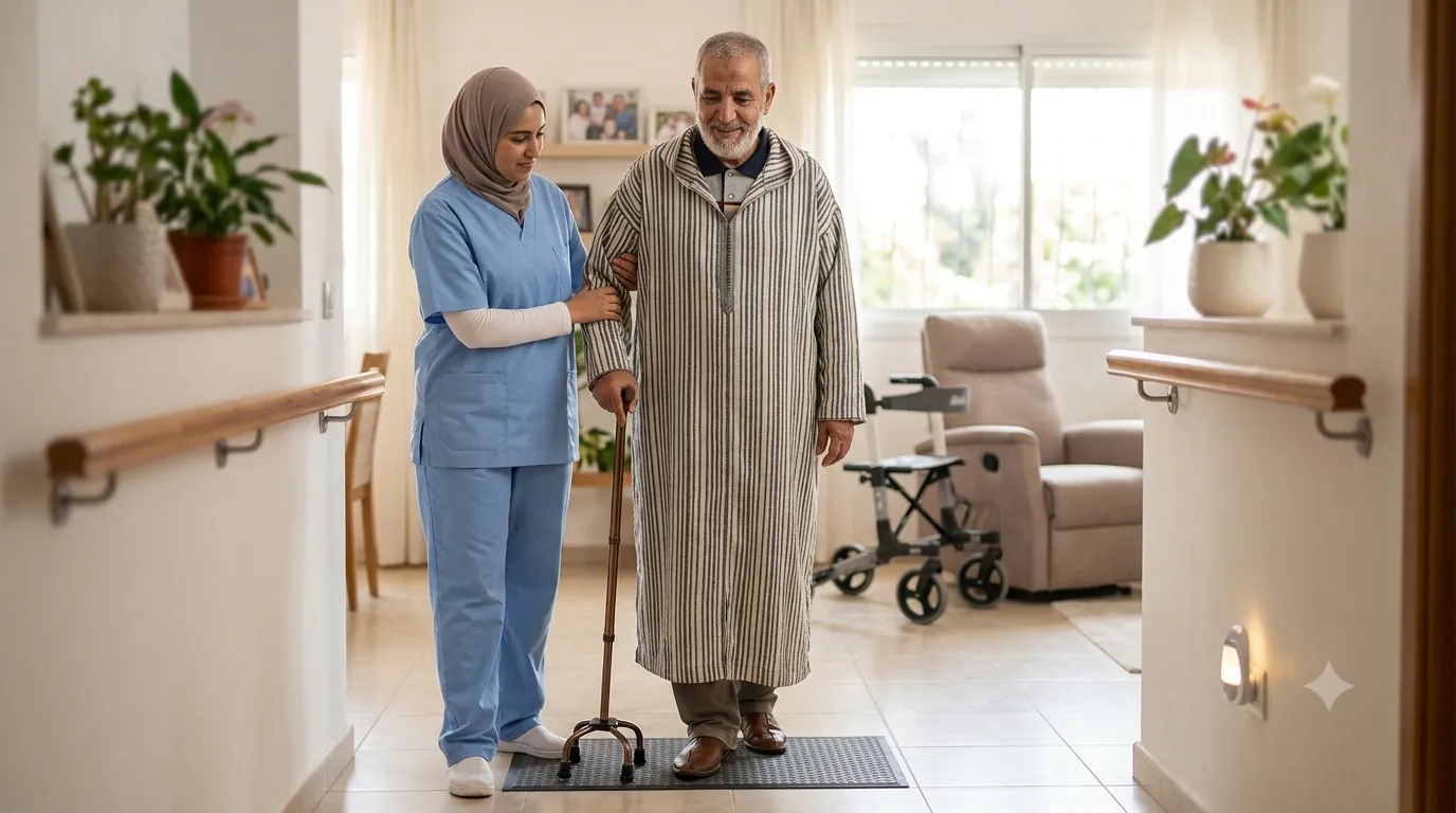 Comment prévenir les chutes chez les personnes âgées à la maison